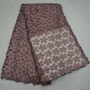 Wysokiej jakości moda nigerii szwajcarskiej bawełny sznur gipiury hafty koronki tkaniny